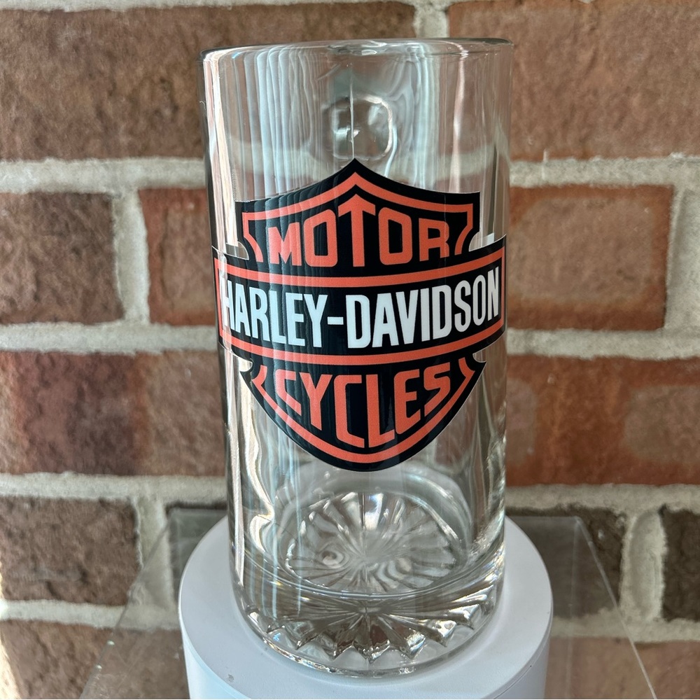 Motor Harley Davidson cycles, sport, glass mug